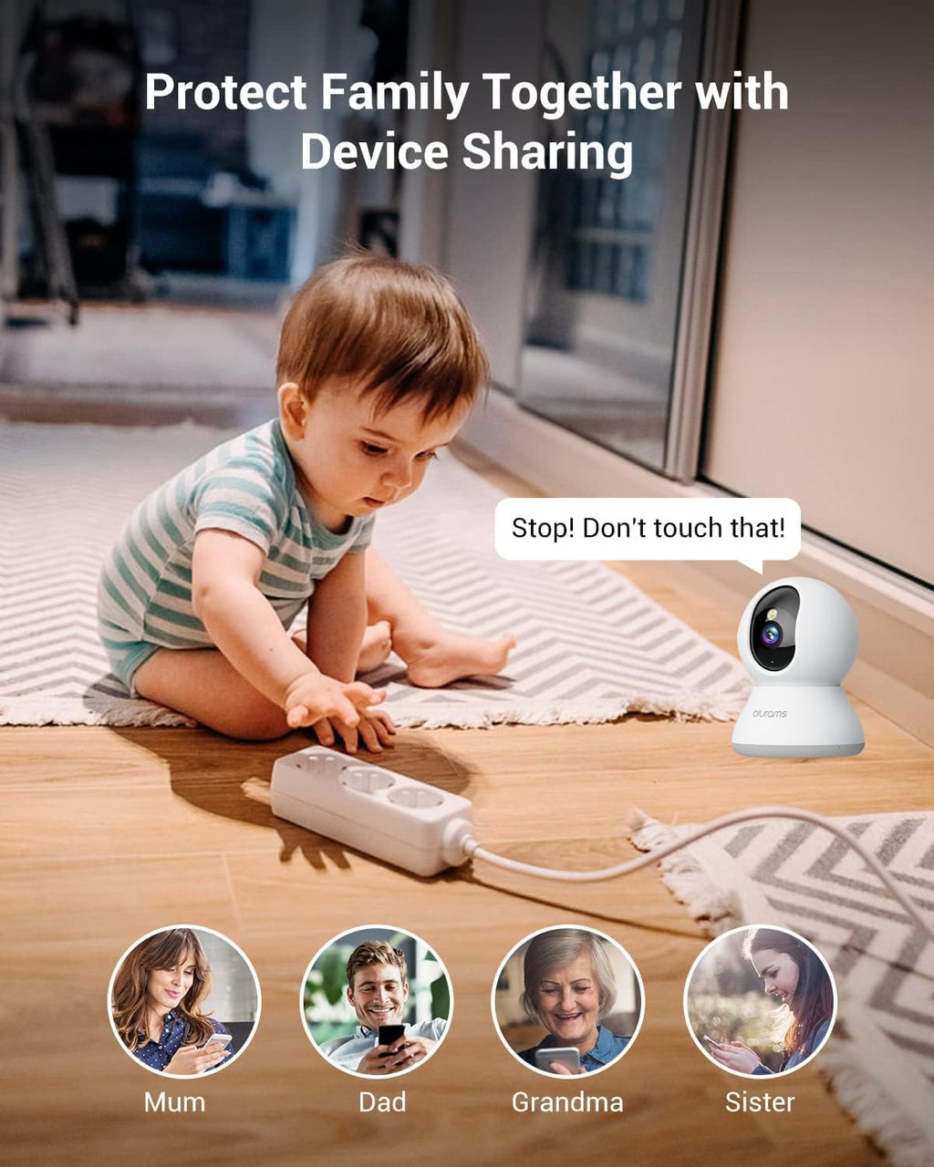 2K Smart Pet Camera – Indoor WiFi Dog & Cat Camera with 360° Pan, Motion Tracking, Colour Night Vision, 2-Way Audio, Alexa Compatible, App Control & SD/Cloud Storage